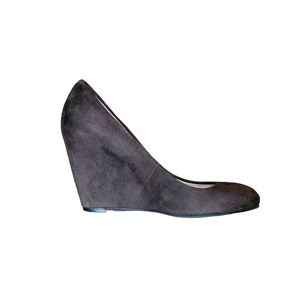 Via Spiga Brown Suede Wedges